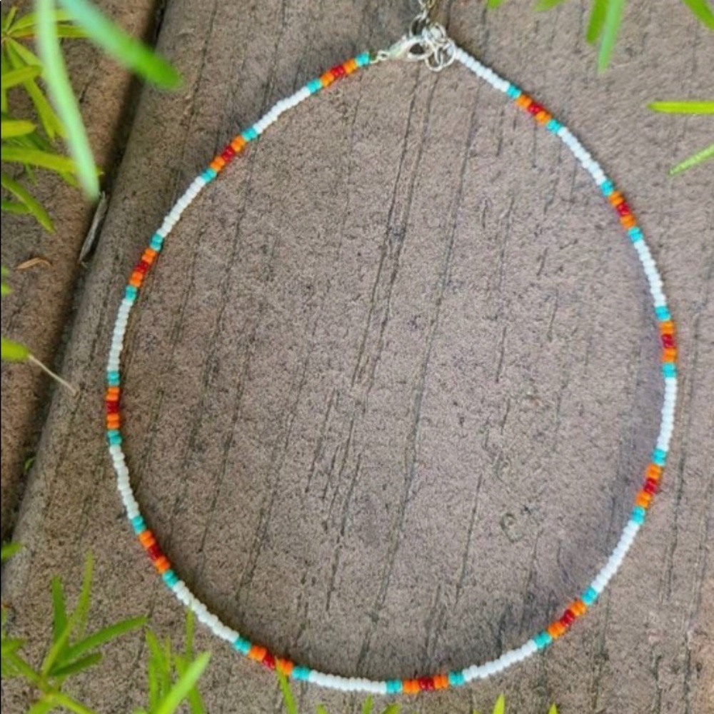 Seed bead necklace